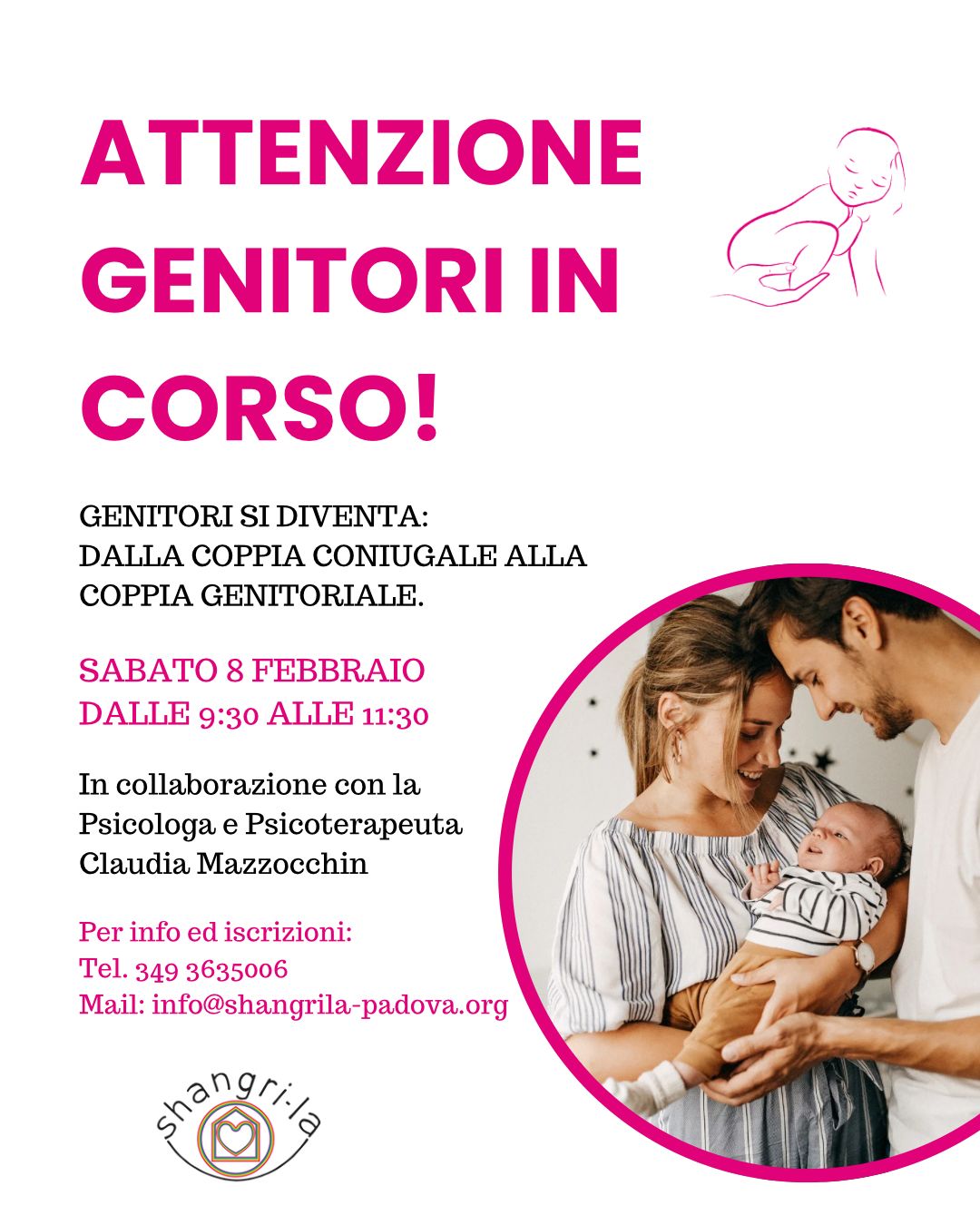 ATTENZIONE! GENITORI IN CORSO. Genitori si diventa...- sabato 8 febbraio